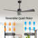 Breeleigh 52 "DC Ceiling Fan with Remote, Indoor Ceiling Fan, 3 ABS Blades