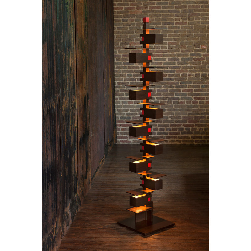 Taliesin Floor Lamp, Walnut