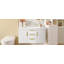 Meuble-lavabo mural 36 po avec lavabo, armoire de rangement flottante avec 2 tiroirs et armoire de salle de bain 36 po-1404592309