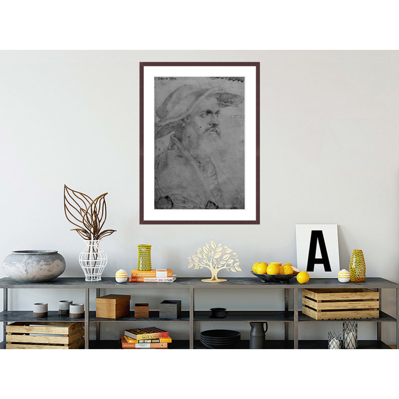 Helius Eobanus Hessus par Albrecht Dürer, impression giclée encadrée, H 41,5 po x l 30,67 po