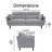 Serta Sierra 73" Linen Flared Arm Sofa-128874583-19197290