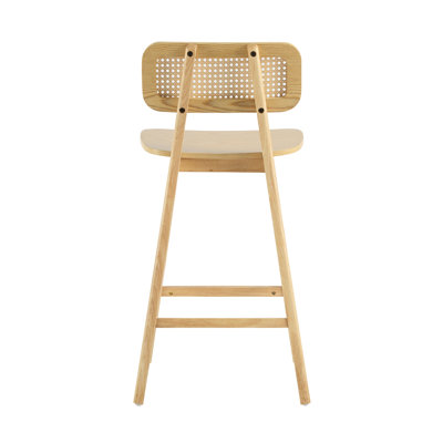 Indoor Wood Barstool, Set of 2
