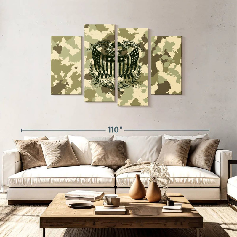 Lelar American Eagle Camouflage, 48" H x 75" W