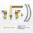2 Handle Roman Tub Faucet and Diverter
