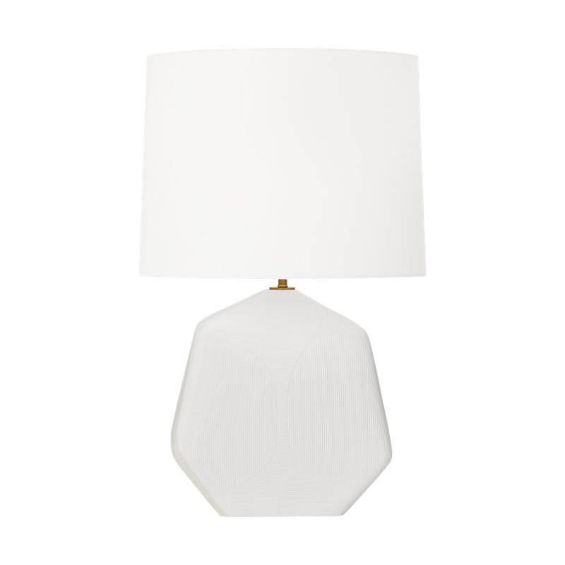 Tallulah Table Lamp, Matte White