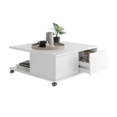 Kuulo Wheel Coffee Table with Storage