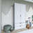 Modern White Wardrobe with Numerous Shelves, 35.4 x 72.0 x 17.7 inches | 100% Melamine Coated Particle Board, Thickness: 0.7 inches | Wall-Mountable Design, Stylish & Functional Storage Solution for Any Space