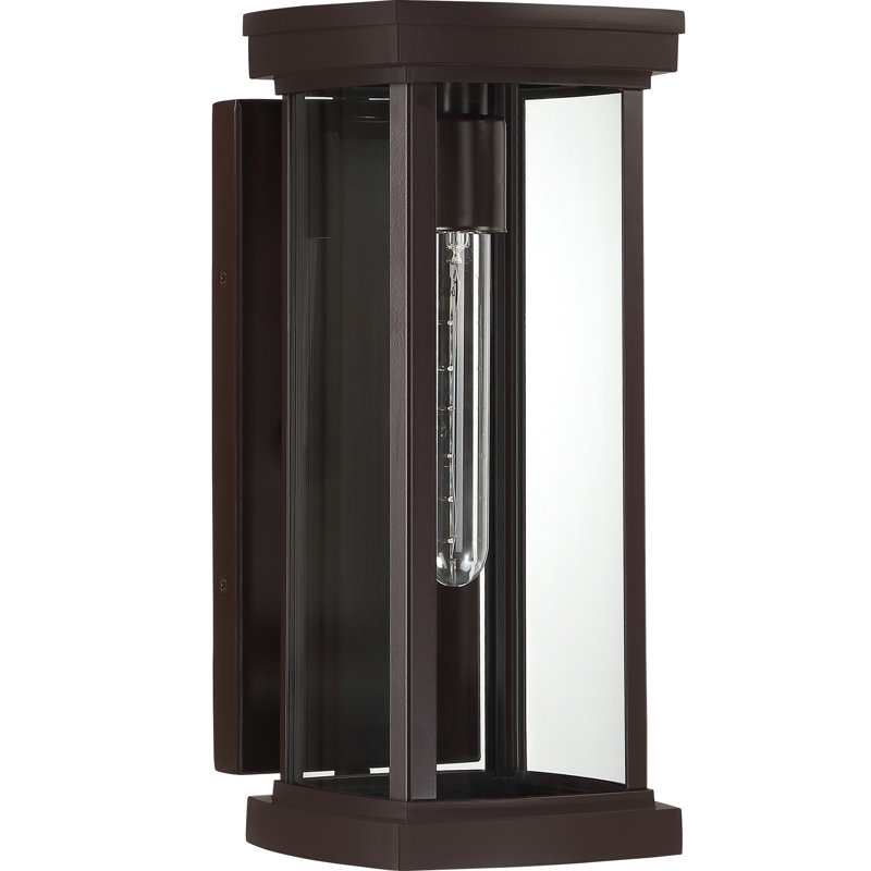 Lanterne murale d'extérieur Western, H 14,5 po x l 6,5 po x P 7,75 po