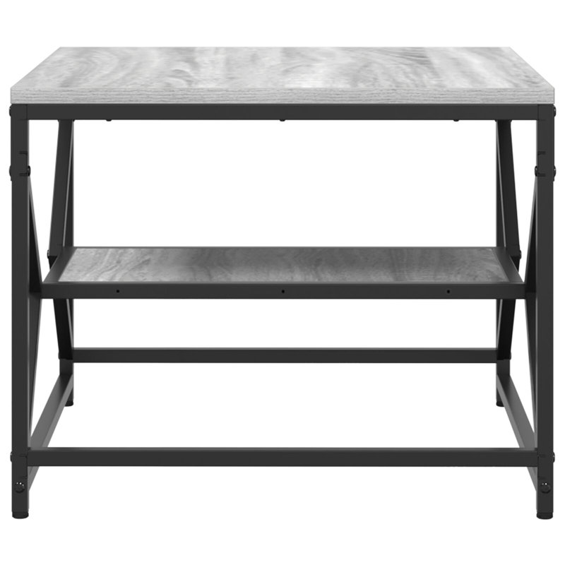 Coffee Table with Storage, Grey Sonoma