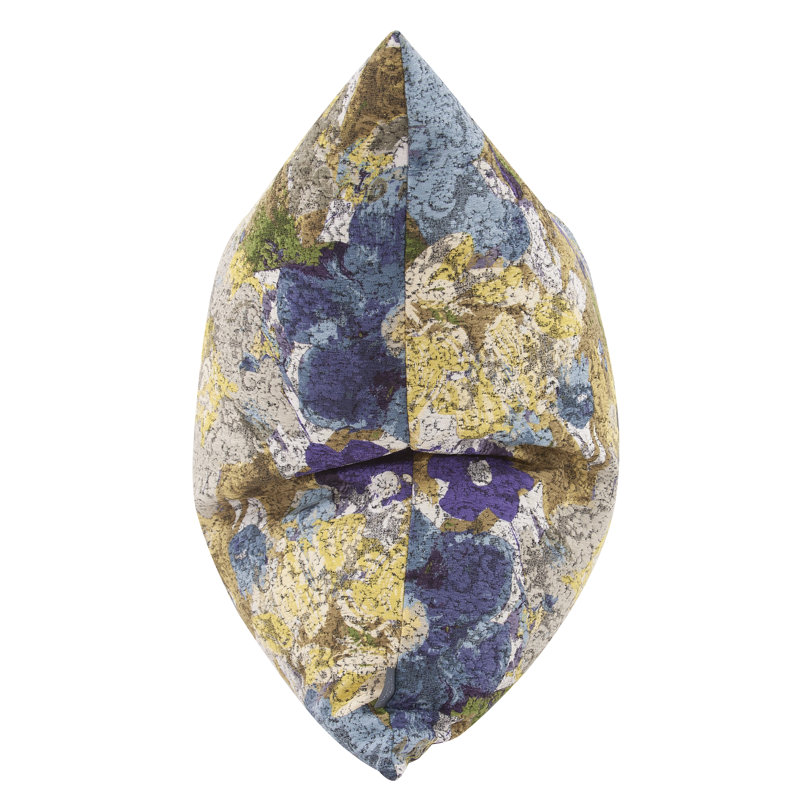 Floral Throw Pillow, 24" H x 24" W
