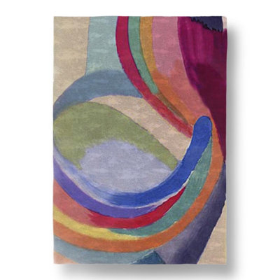 Aaris Abstract Hand Woven Area Rug