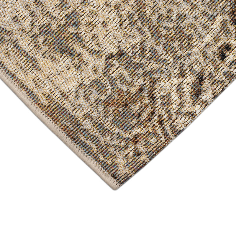 Abstract Indoor / Outdoor Rug, Rectangle 6'6" x 9'4"