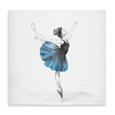 Small Blue Ballerina Tablecloth | Romantic Bedroom Decor