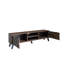 Unfinished TV Stand for TVs up to 65" with Fireplace Included