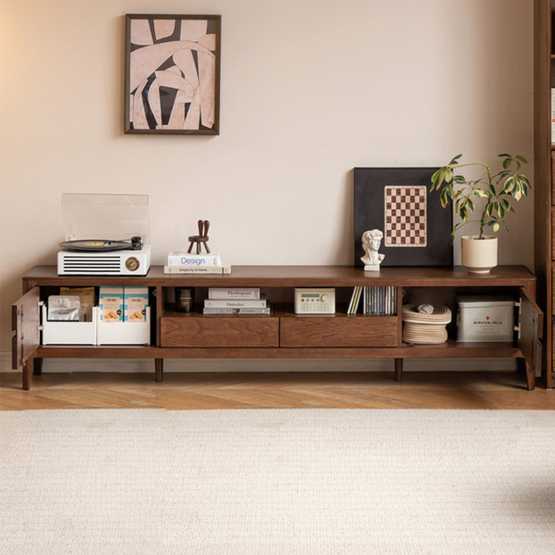 Meuble de rangement moderne et minimaliste pour meuble télé, H 17,72 po x L 70,87 po x l 13,78 po