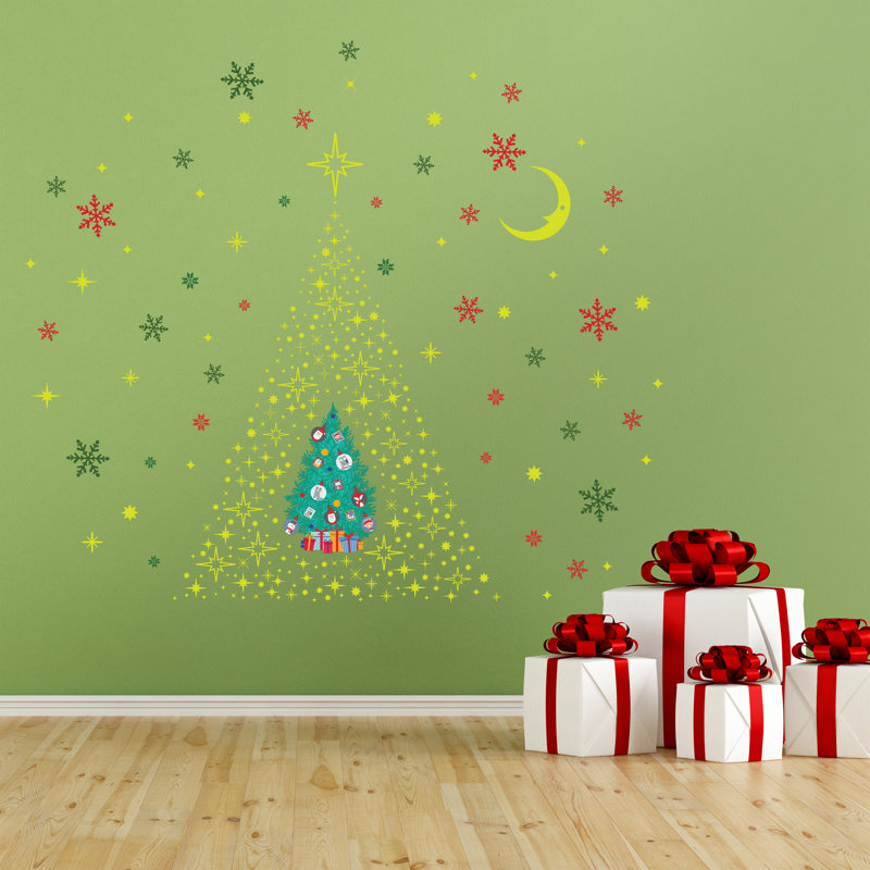 Glow Stars Non-Wall Damaging Wall Decal
