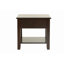 Ensemble de table d'appoint 3 pièces avec finition espresso et salon 1 table basse 2 tables de bout Tiroirs classiques en bois