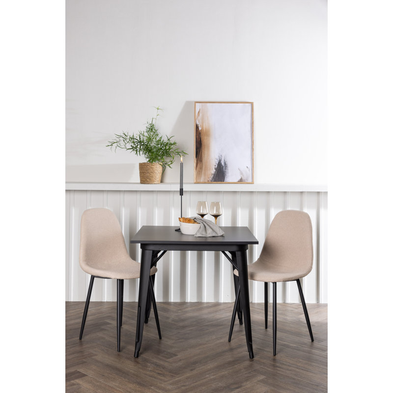 Tamworth 2 - Person Dining Set, Beige, Beige