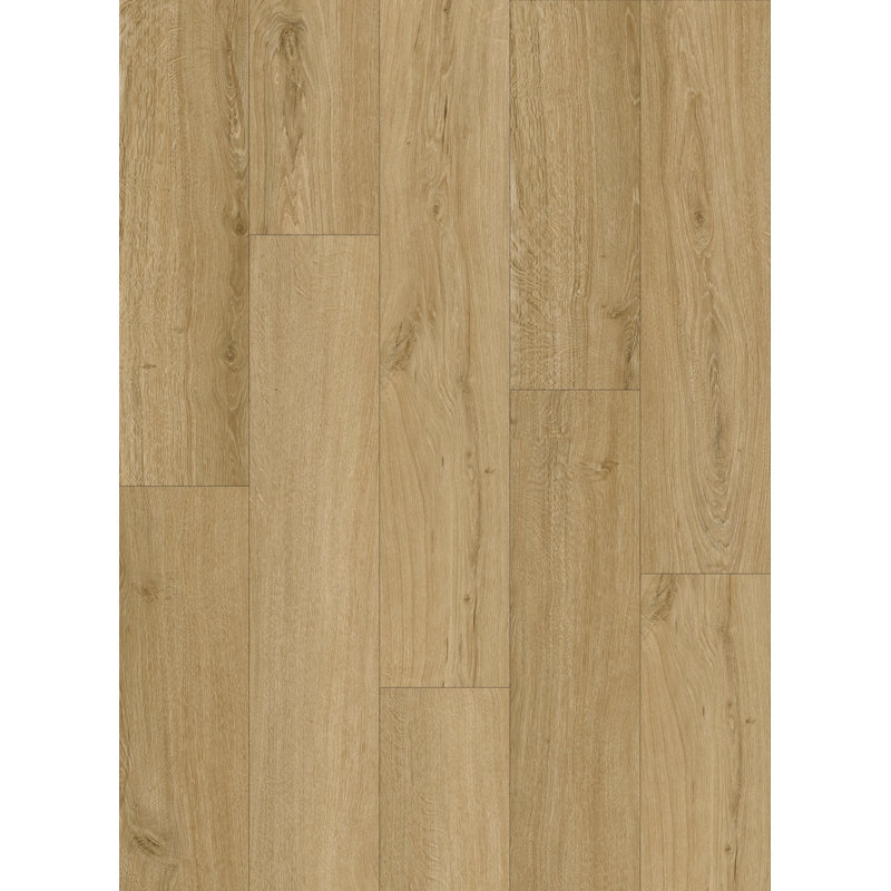 Maple 9 In. X 60 In. 22Mil 8Mm Waterproof Rigid Core Luxury Vinyl Plank Flooring, Matte Black