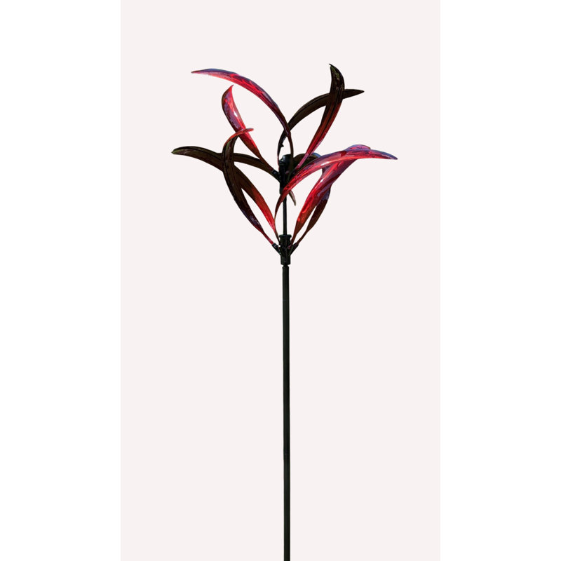 Red Luminous Cascade Wind Spinner