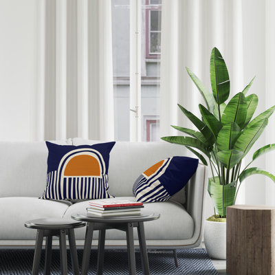 Jeté carré en polyester intérieur / extérieur