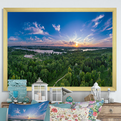 Rurale d'été en campagne, Alabama, sur toile