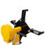 Support moteur pliable 1000Lbs, tête rotative à engrenages, tête de montage réglable à 360 degrés, couleur jaune