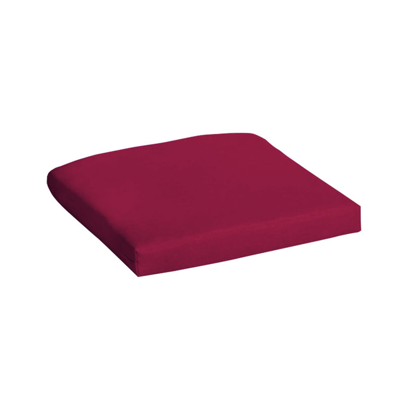 Coussin de siège d'extérieur, Rouge, 18 po x 18 po