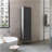 Linen Cabinet 70.8" H, With 1 Door And 4 Shelves, Matt Gray