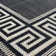 Tapis noir / crème Seraphine