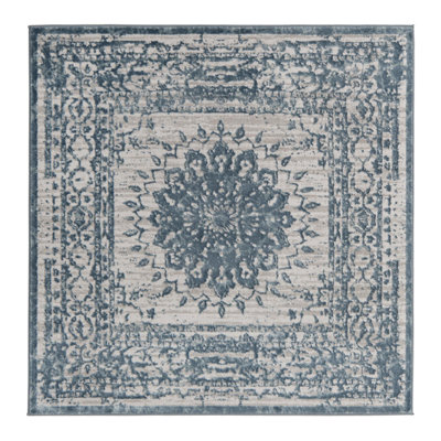 Tapis oriental bleu clair Alissa