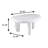 30.4" W END TABLE, WHITE HIGH GLOSS
