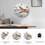 «Parrot Landscape», horloge murale en verre-1329662845
