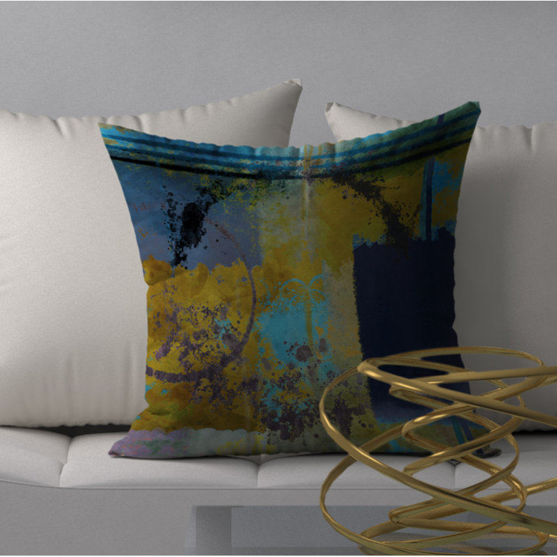  Housse de coussin carré et insert, H 24 po x l 24 po x p 6 po