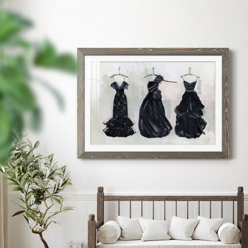 Noir et bling II - peinture encadrée, H 31,5 po x l 23,5 po x P 1,5 po, Gris, Blanc