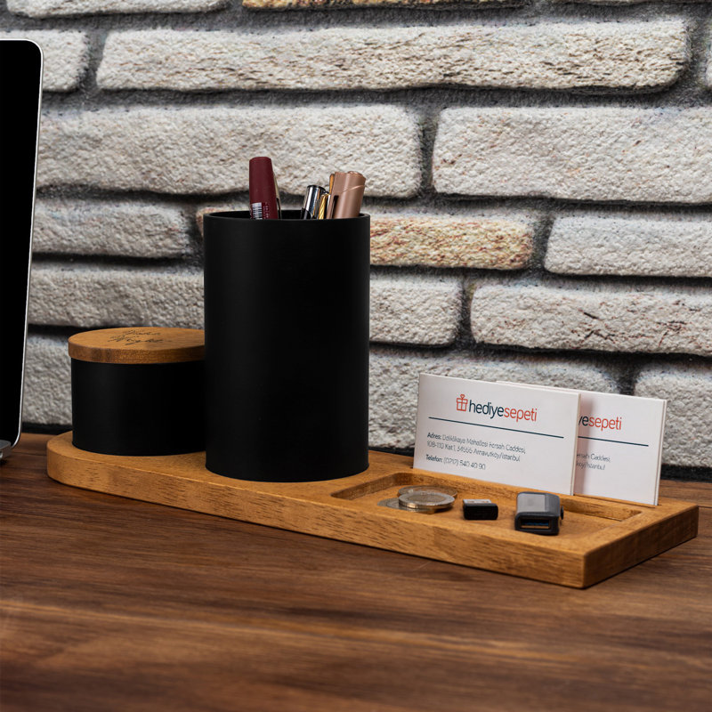 Wood Desk Organiser, Yes