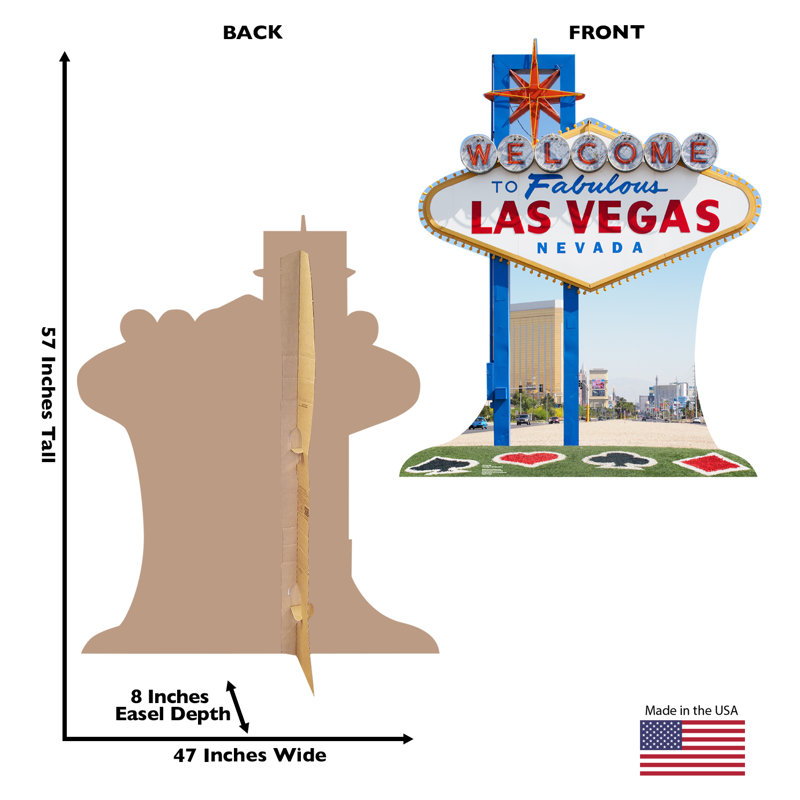Vegas 57'' Cardboard Standup