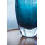 Vase de table en verre bleu Remick-2016487441