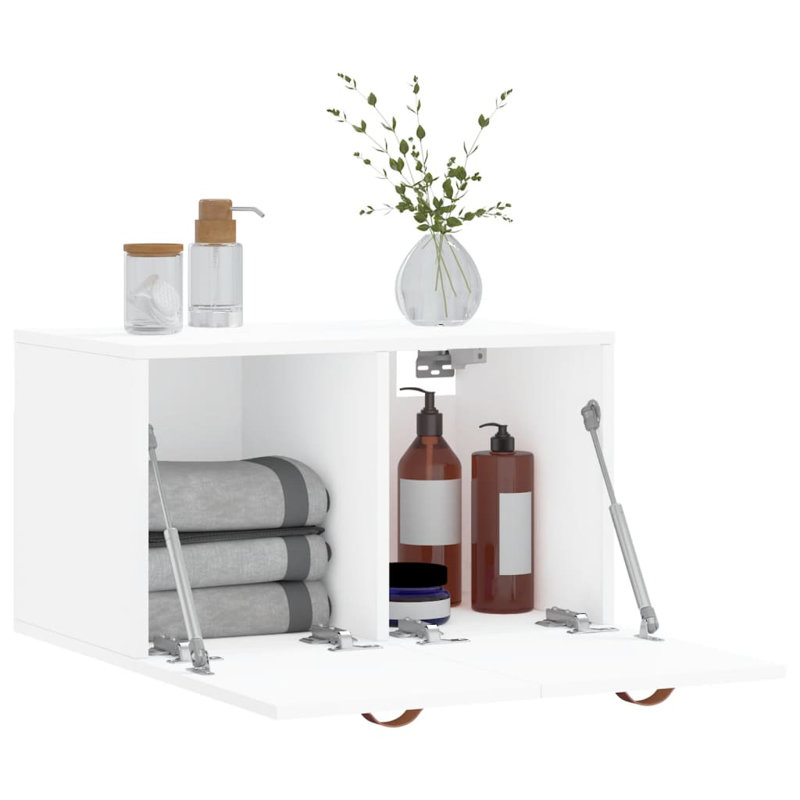 Marhia Bathroom Cabinet, White