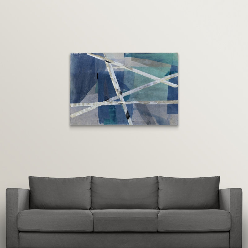 « too many options », peinture sur toile, Toile tendue, H 32 po x l 48 po x P 1,25 po
