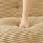 Canapé modulaire en forme de U de 117 po pour salon modulaire en tissu velours côtelé de 117 po avec siège profond et repose-pieds mobile, passepoil perlé, conception sans assemblage, conception antidérapante-1527375325
