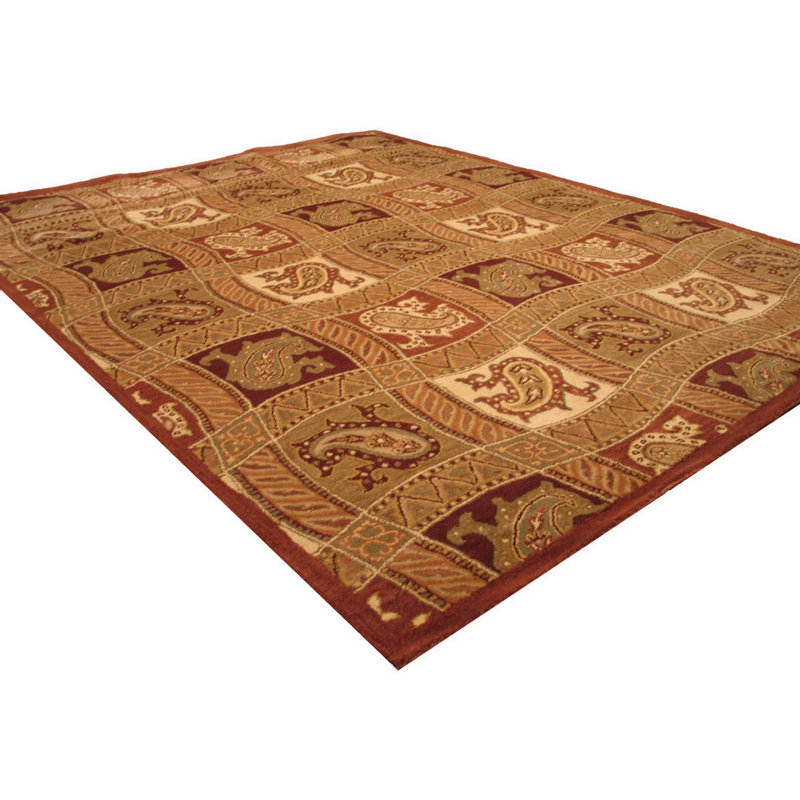 Hand Tufted Wool Area Rug in Pink