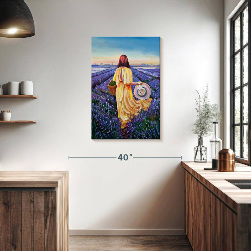 Alvord Lavender Field Wanderer, 36" H x 24" W