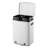 Step On Multi-Compartment Trash/Recycling Bins - 10.6 Gallons-50449681