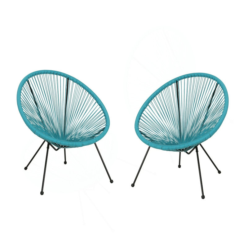Chaise Anson (ensemble de 2) - Bleu sarcelle