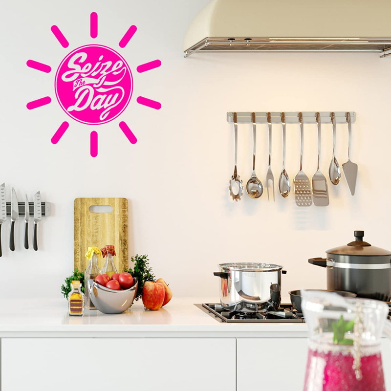 Adhésif décoratif, H 18 po x l 18 po, Rose vif