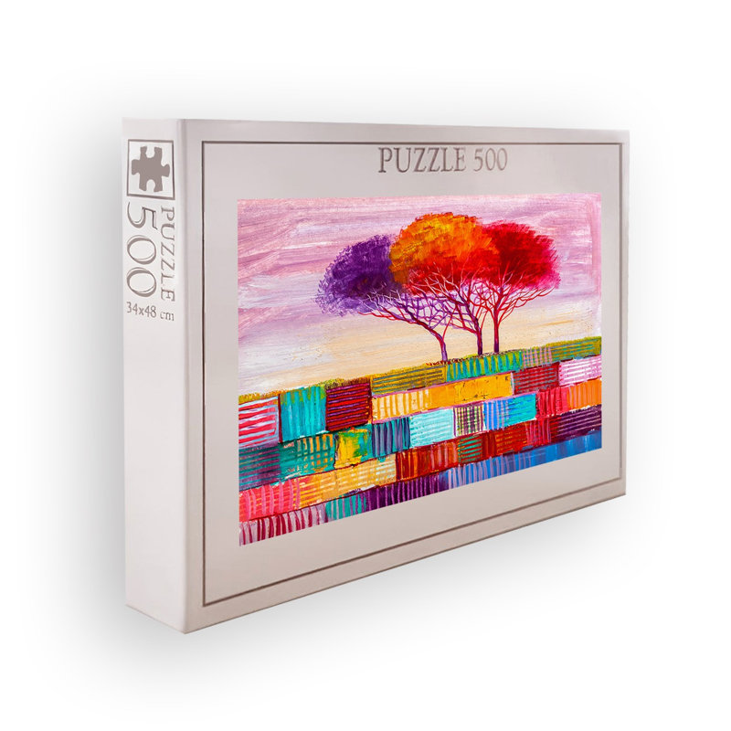 500 pièces en carton, 100% carton, 500 pièces, 18,9 x 13,4 pouces | Taille de la boîte: 13,2 po x 9,1 po x 2,0 po | Parfait pour le plaisir et la détente en famille, pièces durables de haute qualité pour un assemblage facile, cadeau idéal pour les amateurs de casse-tête