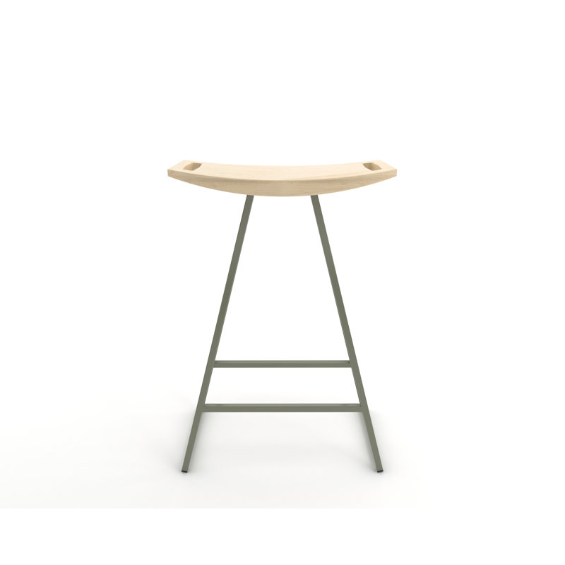 Tabouret de comptoir 24 po Roberts, Érable, Vert prairie