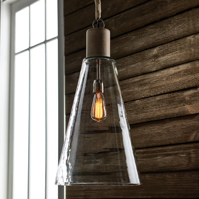 Luminaire suspendu conique à 1 lumière Therone