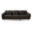Coussin modulaire en cuir noir en microfibre-1301285060